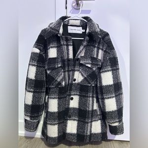 Calvin Klein Sherpa Shacket/ Jacket